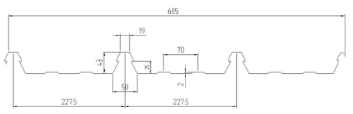 Clip Lock Roof Panel Roll Forming Machine (YX925-685)