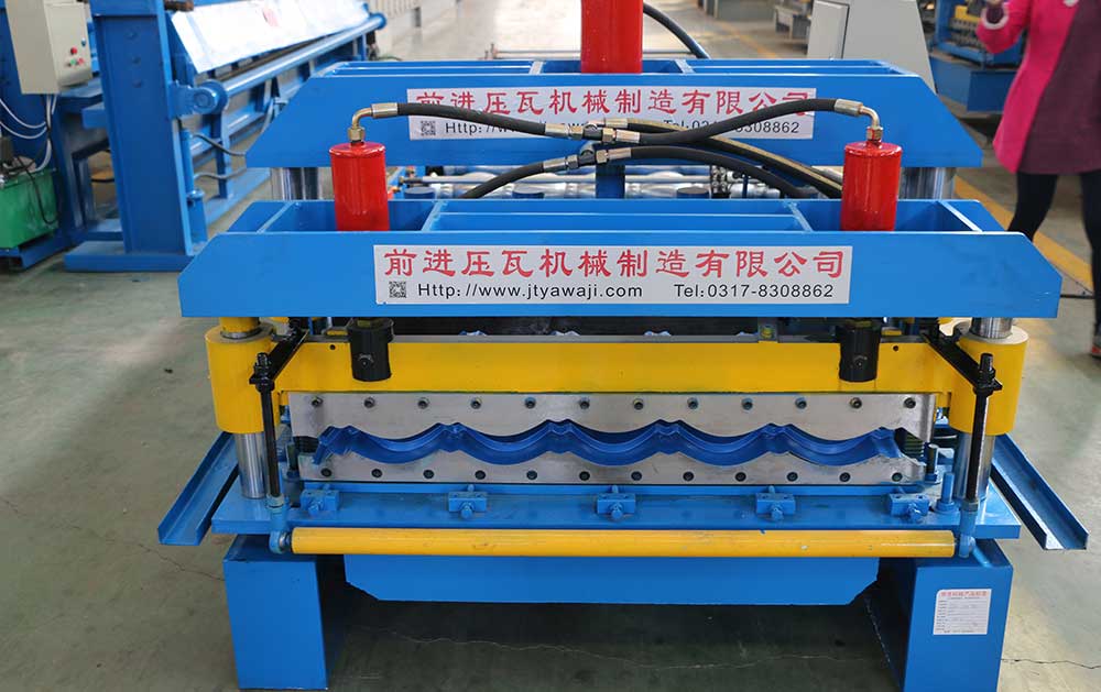 Step Roof Tile Roll Forming Machine (YX28-207-1035)